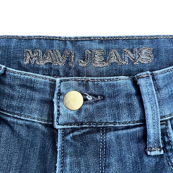 Mavi Jeans Matt Mens 31x32 Relaxed Straight Leg Blue Med Wash Stretch Denim - Picture 2 of 13